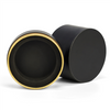 Biodegradable High End Eco-friendly Rigid Candle Jar Gift Kraft Paper Round Tube Packaging Cylinder With Custom Printed