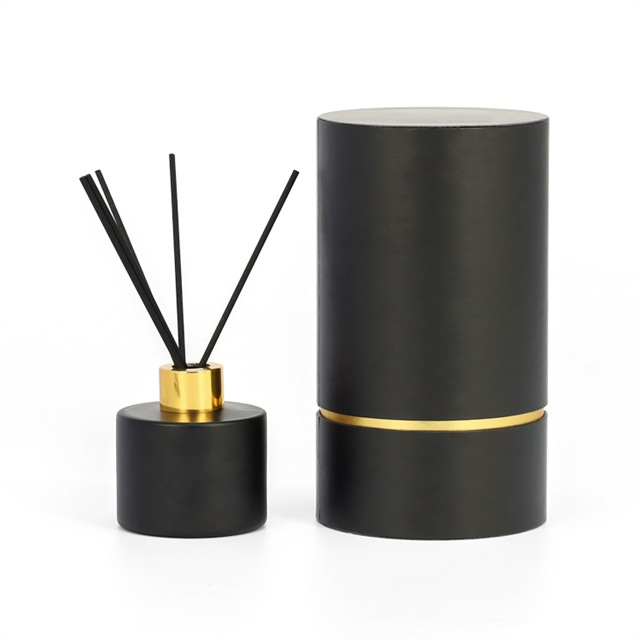 Luxury Eco-friendly Kraft Cardboard Customized Size Perfume Diffuser Cosmetic Craft Cylinder Packaging Candle Perfume Paper Tube