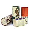 Custom Printing Biodegradable Cylinder Food Coffee Paper Cardboard Premium Tea Canister Tube Box Packaging for Loose Tea Package
