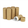 Biodegradable Luxury Kraft Food Coffee Paper Tube Round Chocolate Tube Cardboard Candle Box Cylinder Packaging for Tea