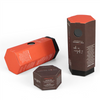 High-grade Hexagonal Tube Paper Folding Nougat Candy Lash Special Hexagon Shape Box for Bath Soap Cosmetic Bottle