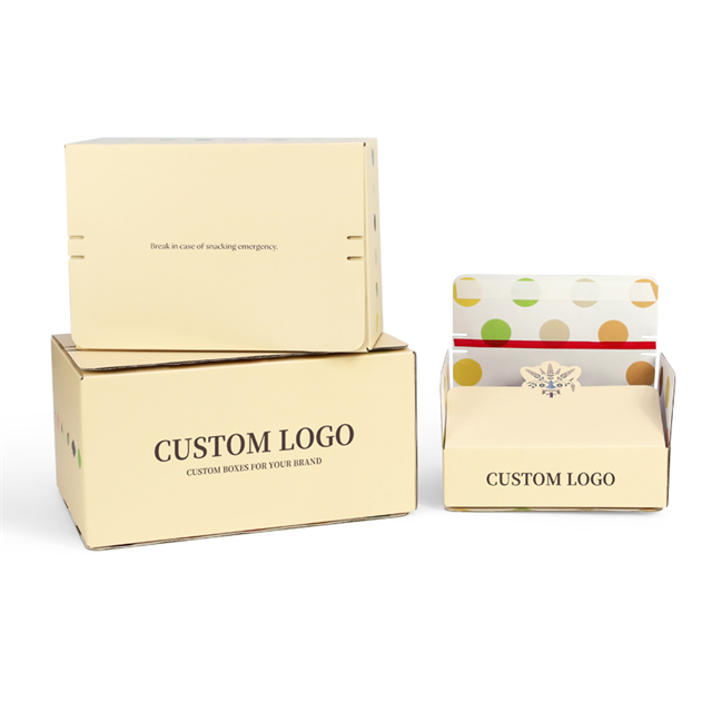 Corrugated Adhesive Tear off Strip Shipping Paper Box Mailer Box Packaging Zipper Carton Gift Boxes With Tear