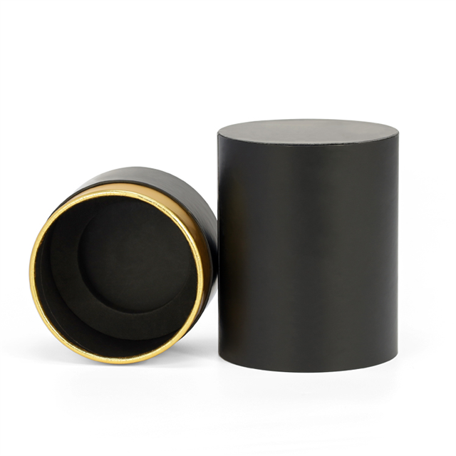 Luxury Eco-friendly Kraft Cardboard Customized Size Perfume Diffuser Cosmetic Craft Cylinder Packaging Candle Perfume Paper Tube