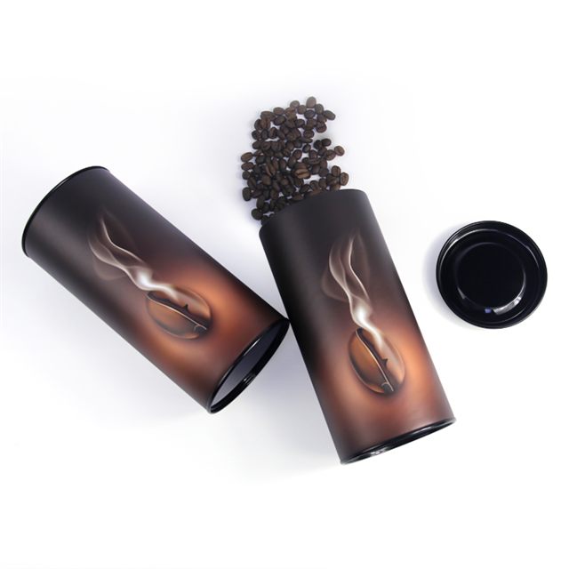 Food Grade Custom Printed Cardboard Tube Packaging Paper Box for Coffee And Tea Packaging Box