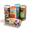 100% Recyclable Embossed Cardboard Cylinder Box for Beverage And Food Packaging Candy Coffee Bean Tea Bag Paper Tube Box