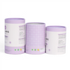 Eco-Friendly Custom Logo Food Grade White Kraft Cardboard Tea Coffee Cylinder Box Packaging Cosmetic Perfume Paper Tube
