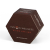 High-grade Hexagonal Tube Paper Folding Nougat Candy Lash Special Hexagon Shape Box for Bath Soap Cosmetic Bottle