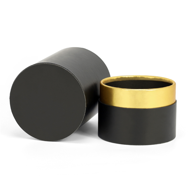 Luxury Eco-friendly Kraft Cardboard Customized Size Perfume Diffuser Cosmetic Craft Cylinder Packaging Candle Perfume Paper Tube