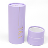 Eco Friendly Modern Cosmetic Packaging Custom Printed Cardboard Tube Cylinder Candle Box Packaging