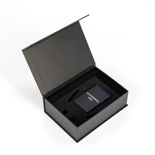 Rigid Premium Magnet Foldable Black Folding Packaging Closure Paper Luxury Magnetic Box Gift Boxes With Lids Packing