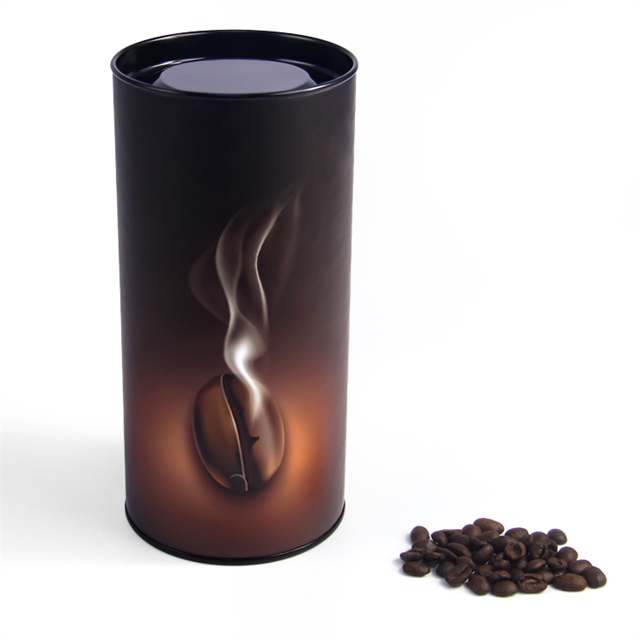 Food Grade Custom Printed Cardboard Tube Packaging Paper Box for Coffee And Tea Packaging Box