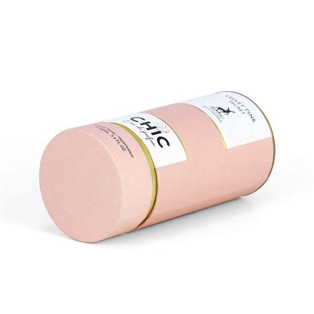 Cosmetic Container Cardboard Cylinder Packaging UV Coated Cosmetic Perfume Paper Essential Oil Biodegradable Paper Tube Box