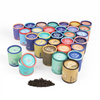 Custom Eco Craft Cardboard Tube Cylinder Tea Coffee Box Packaging Food UV Coated Paper Biodegradable Paper Tube