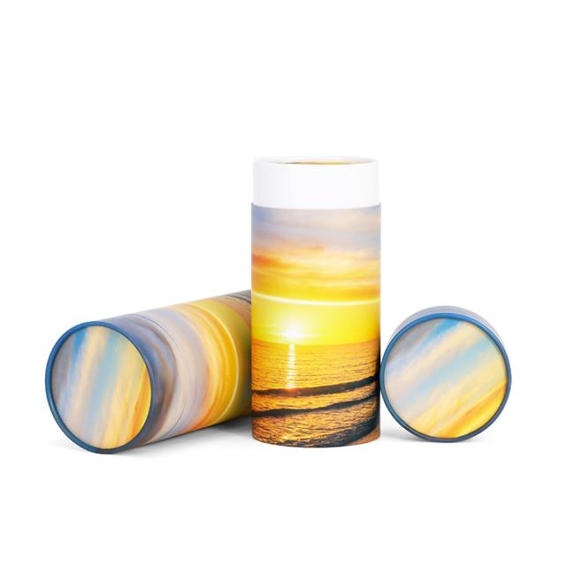 Funeral Cheap Adult Cremation Urn for Ashes Paper Scatter Tube Urns Biodegradable