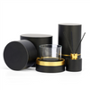 Luxury Eco-friendly Kraft Cardboard Customized Size Perfume Diffuser Cosmetic Craft Cylinder Packaging Candle Perfume Paper Tube