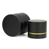 Biodegradable High End Eco-friendly Rigid Candle Jar Gift Kraft Paper Round Tube Packaging Cylinder With Custom Printed