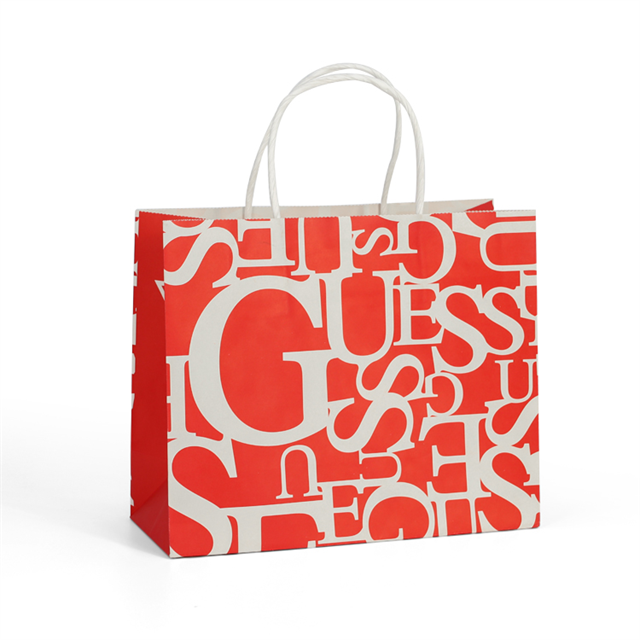 Custom Print Luxury Clothing Packaging Retail Gift Durable Brown Reusable Shopping Jewellery Paper Bag With Handle for Business