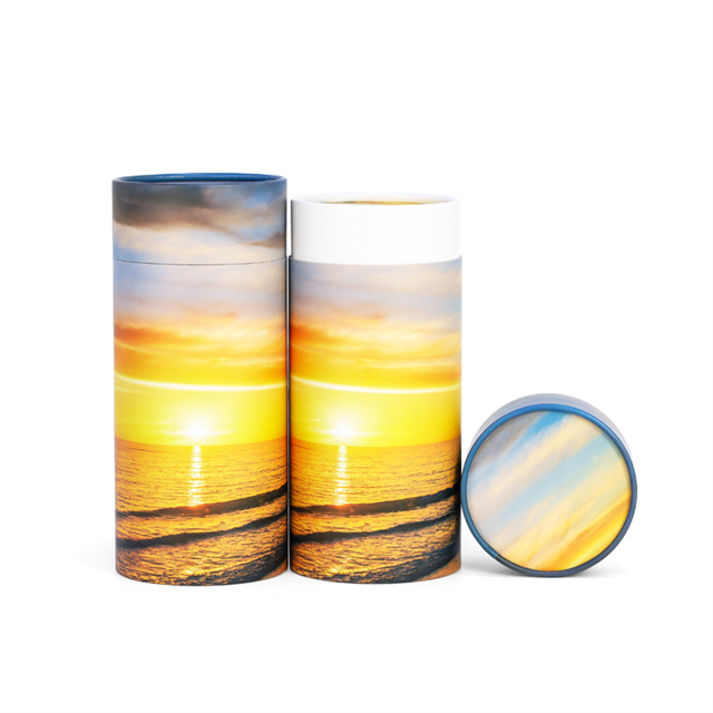 Funeral Cheap Adult Cremation Urn for Ashes Paper Scatter Tube Urns Biodegradable
