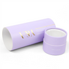 Eco Friendly Modern Cosmetic Packaging Custom Printed Cardboard Tube Cylinder Candle Box Packaging