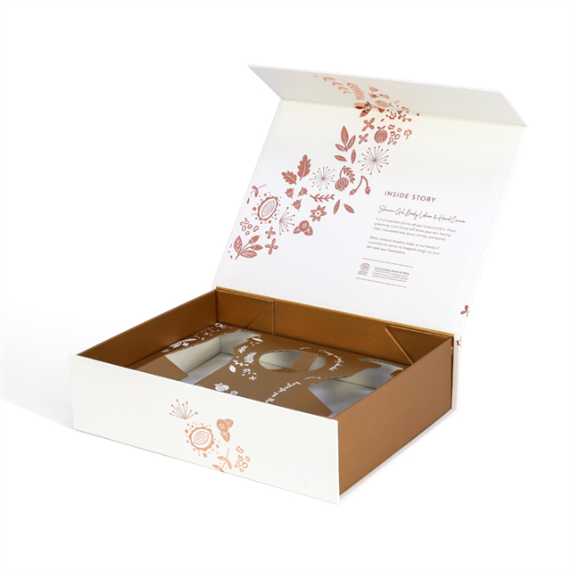 Custom Luxury Recyclable Flip Cardboard Paper Hard Rigid Box Packaging Folding Magnetic Gift Box Packaging