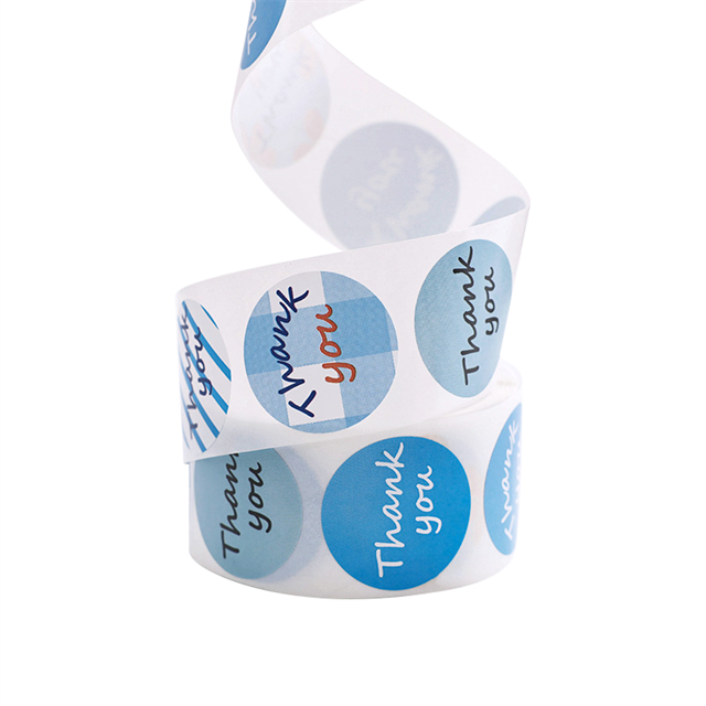 Private Design Product Labels Maker Self Adhesive Vinyl Round Waterproof Sticker Roll Paper Custom Printing logo Label Stickers