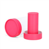 Custom Design Eco-friendly Cosmetic Cardboard Tube Box Packaging Loose Tea Food Grade Paper Tube Cylinder with Clear Windows