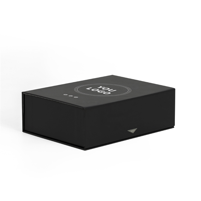 Rigid Premium Magnet Foldable Black Folding Packaging Closure Paper Luxury Magnetic Box Gift Boxes With Lids Packing