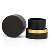 Biodegradable High End Eco-friendly Rigid Candle Jar Gift Kraft Paper Round Tube Packaging Cylinder With Custom Printed